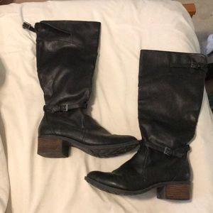 Black Riding Boots Size 8.5M